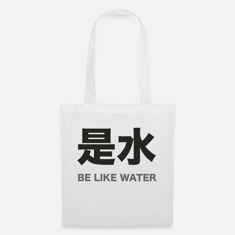 be like water - Stoffbeutel - Weiß