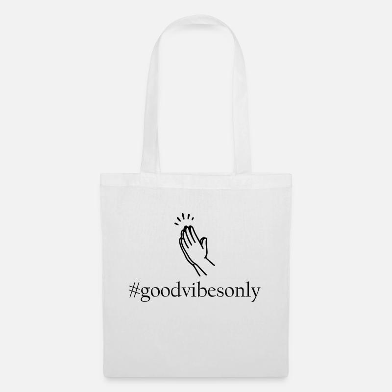 Good Vibes Only - Stoffbeutel - Weiß