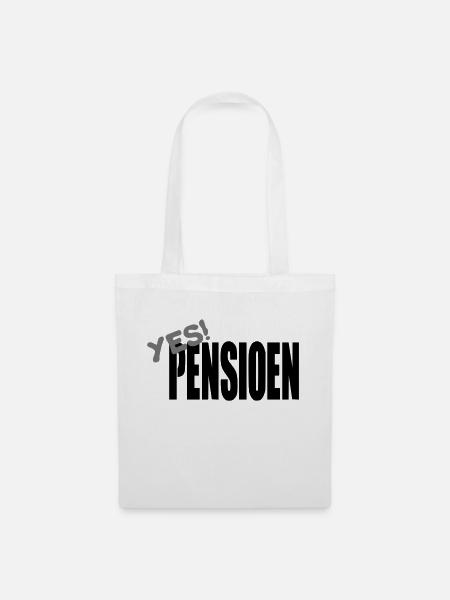 Pension - Stoffbeutel - Weiß