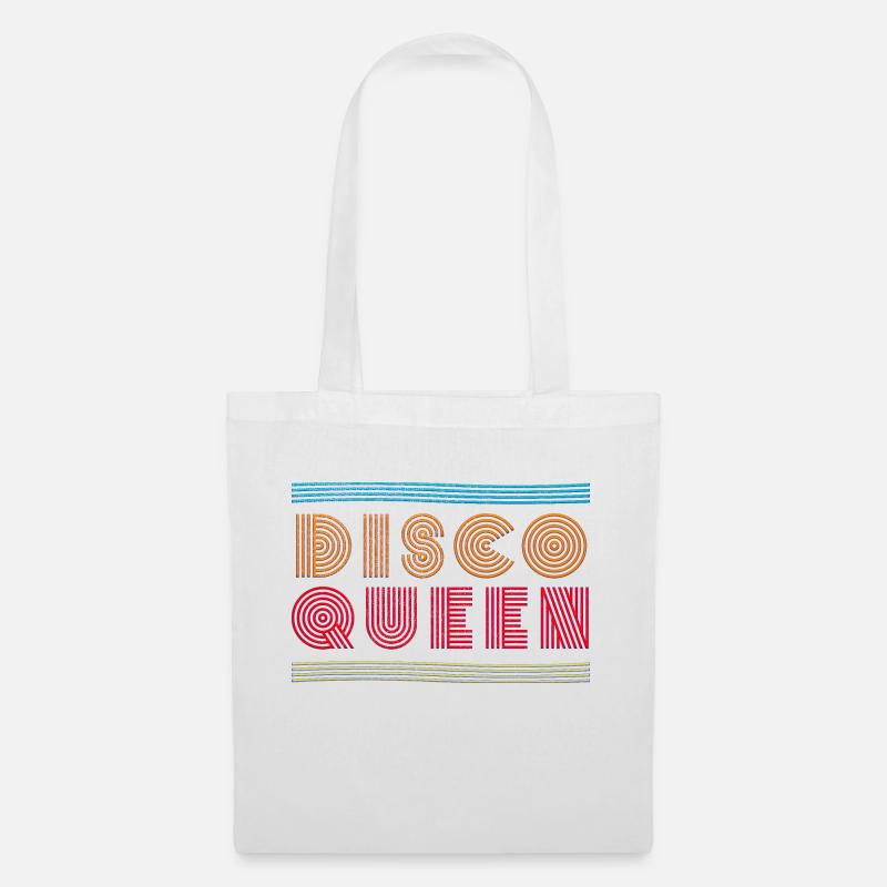 Disco Queen - Stoffbeutel - Weiß