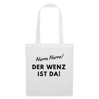 Les amis de tête de mouton - Hourra Hourra - le Wenz est là ! - Sac en tissu - blanc - Devant