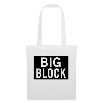 Big Block - Tote Bag - white - Front