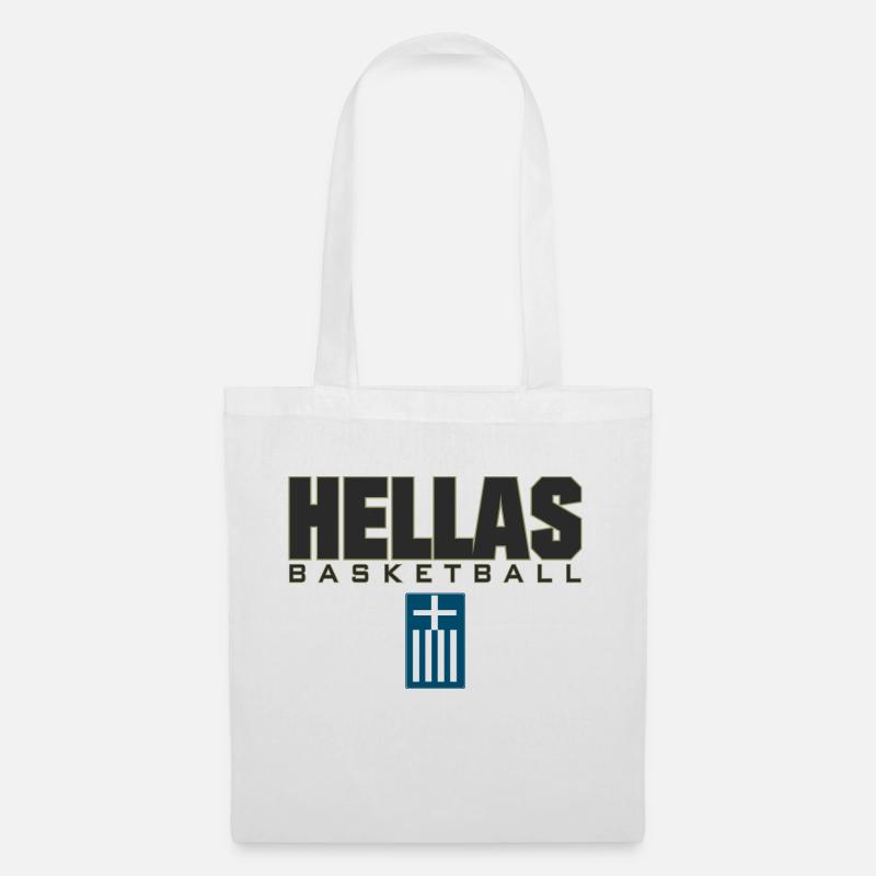 HELLAS Basketball 2 - Stoffbeutel - Weiß