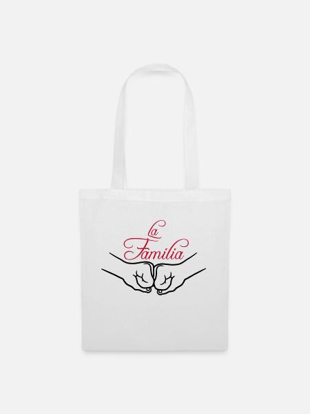 Fist Pump Familia - Stoffbeutel - Weiß