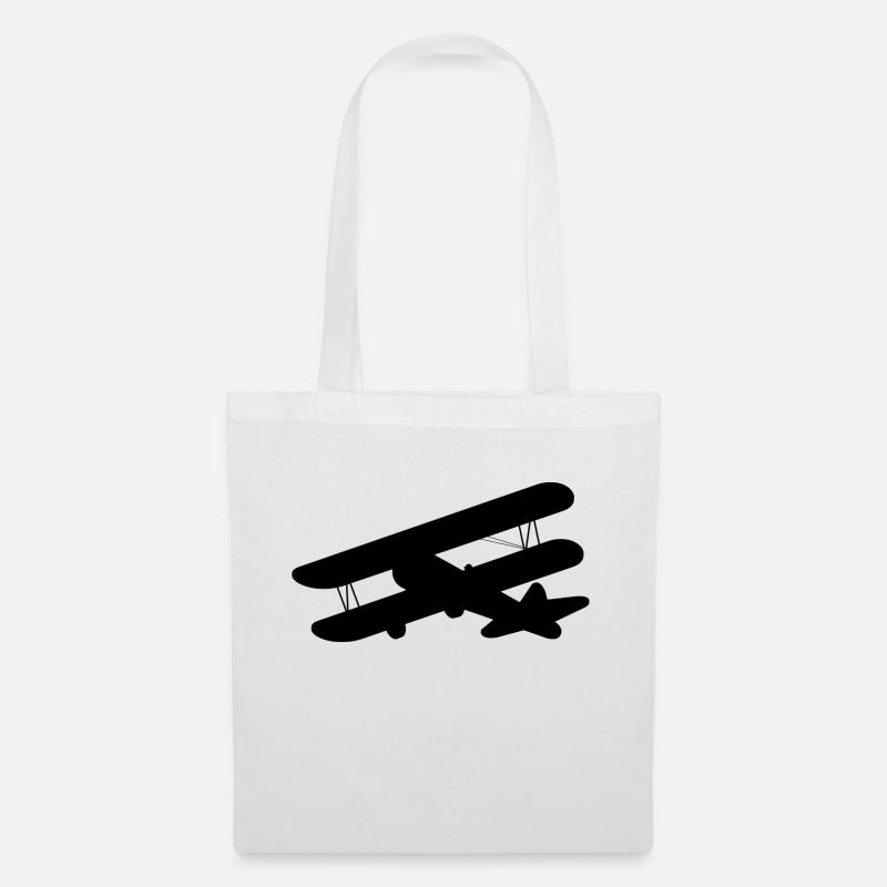 plane - Tote Bag - white