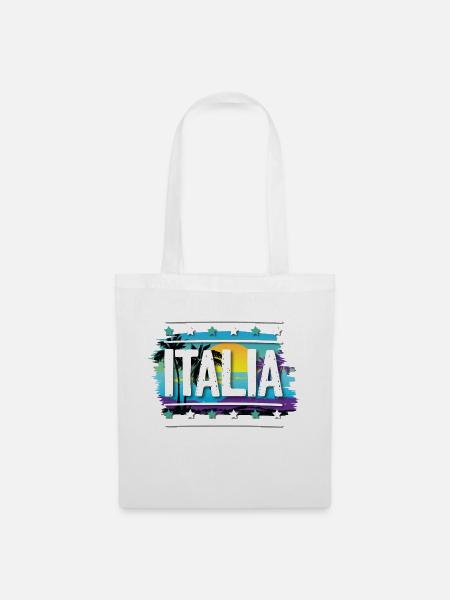 Italia - Stoffbeutel - Weiß