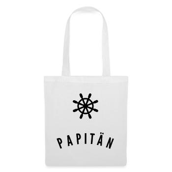 Papitän - Stoffbeutel - Weiß - Vorne