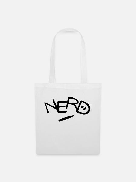 NERD - Stoffbeutel - Weiß
