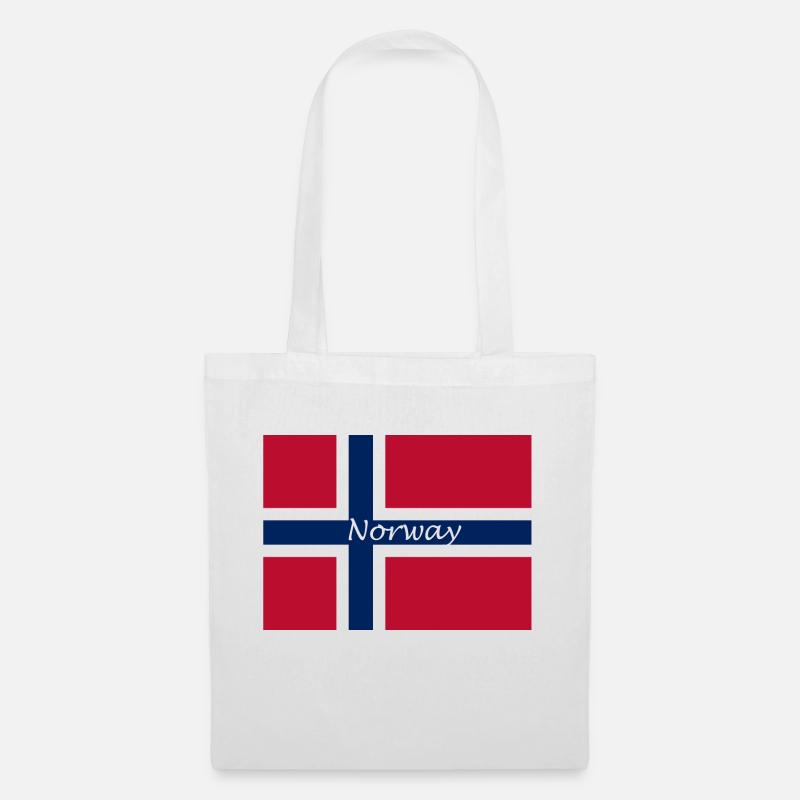 Norway - Stoffbeutel - Weiß