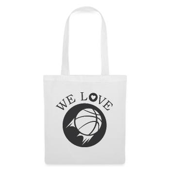 we love basketball streetballfriends icon logo - Tote Bag - white - Front