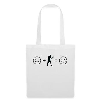 Smile Face Boxing - Bo - Tote Bag - white - Front