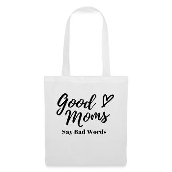 Les bonnes mamans disent de mauvaises paroles - Sac en tissu - blanc - Devant