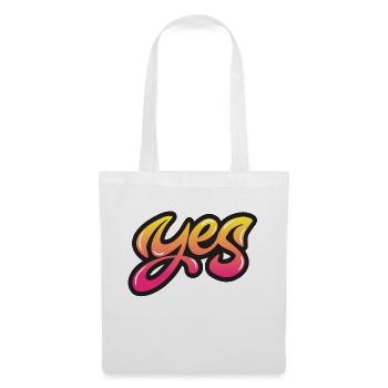 oui chante drôle pas de fille féminisme appliquer toujours - Sac en tissu - blanc - Devant