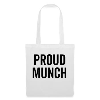 Munch fier - Sac en tissu - blanc - Devant