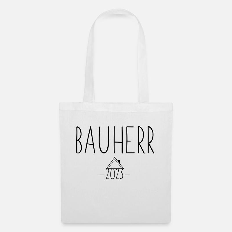 Bauherr23 - Stoffbeutel - Weiß