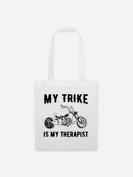 Trike Sprüche - Stoffbeutel - Weiß