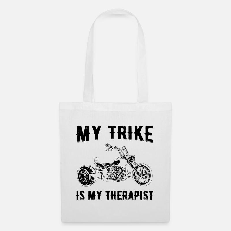 Trike Sprüche - Stoffbeutel - Weiß
