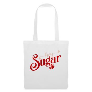 hey Sugar Valentinstag - Stoffbeutel - Weiß - Vorne