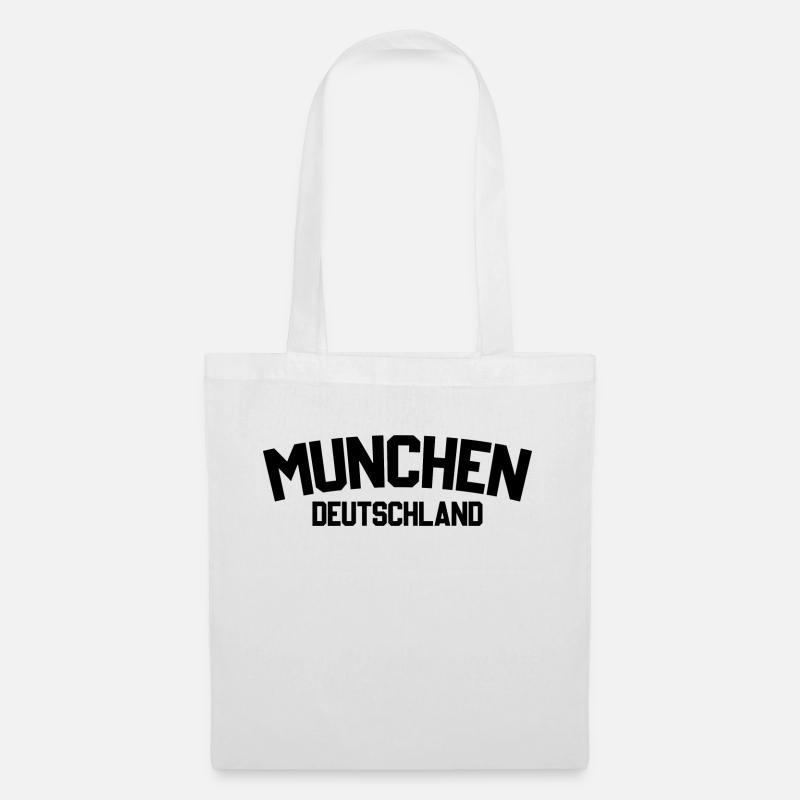 München Deutschland - Stoffbeutel - Weiß