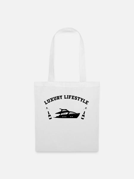 Yacht Luxury Lifestyle - Stoffbeutel - Weiß