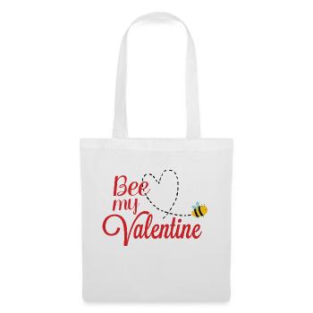 Bee my valentine - Tote Bag - white - Front