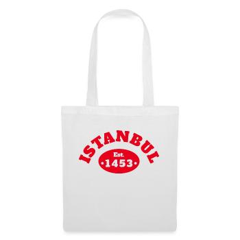 ISTANBUL EST. 1453 - TÜRKIYE - TÜRKEI - TURKEY - Stoffbeutel - Weiß - Vorne
