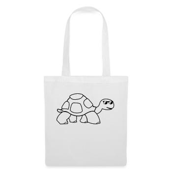 Tortue fraîche - Sac en tissu - blanc - Devant