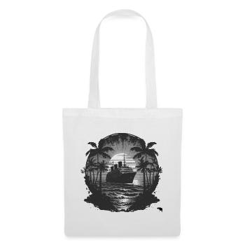 Cruise Ship Retro Vintage - Tote Bag - white - Front