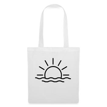 Summer | Sonne | Urlaub Motiv - Stoffbeutel - Weiß - Vorne