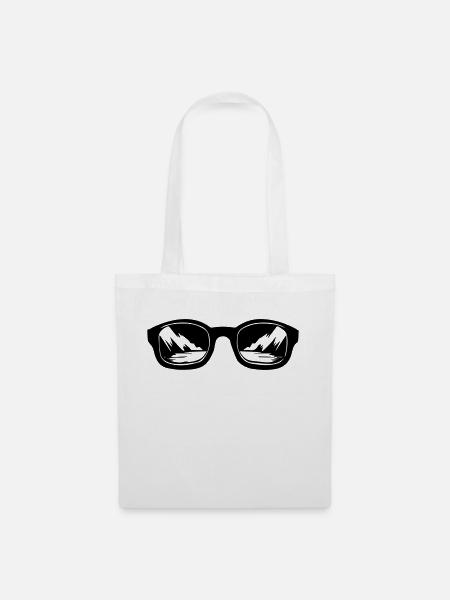 Sonnenbrille - Stoffbeutel - Weiß