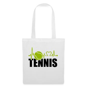 Tennis Love - Tote Bag - white - Front