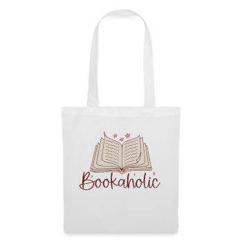 Accro du livre - Sac en tissu - blanc - Devant