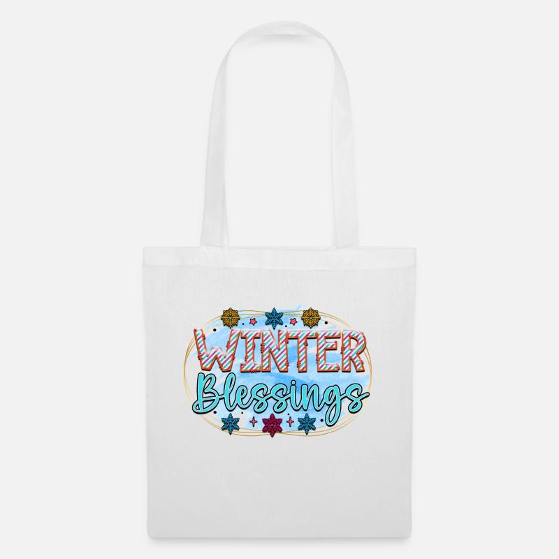 Winter blessings - Tote Bag - white