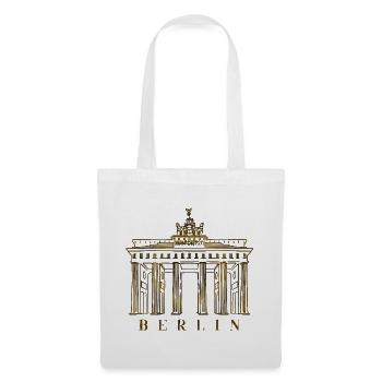 Brandenburg Gate in Berlin, Germany - Tote Bag - white - Front