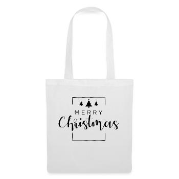 Sweat-shirt léger de Noël - Sac en tissu - blanc - Devant