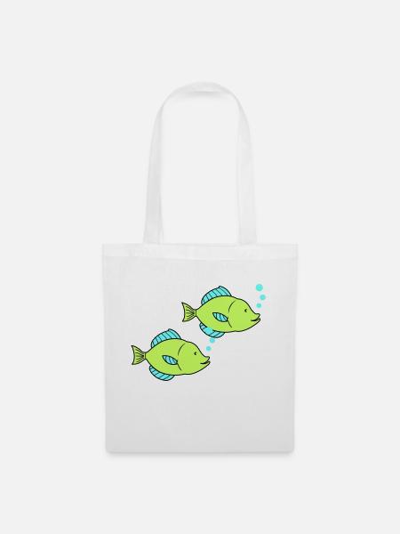 Pisces Comic 2 - Tote Bag - white