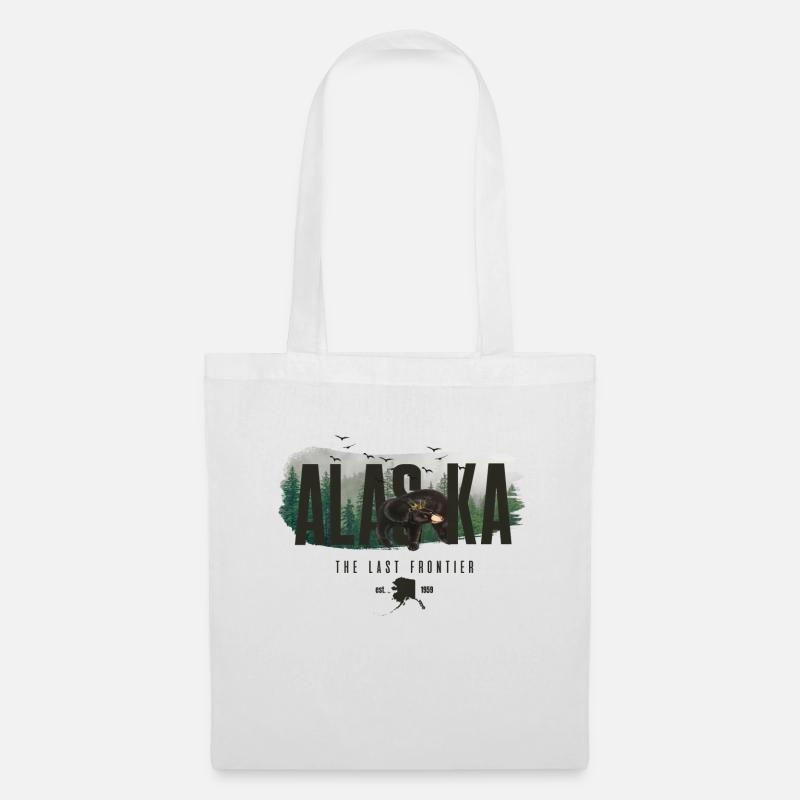 Alaska The Last Frontier - Tote Bag - white