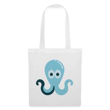 Calmar - Sac en tissu - blanc - Devant