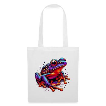 Grenouille - Sac en tissu - blanc - Devant