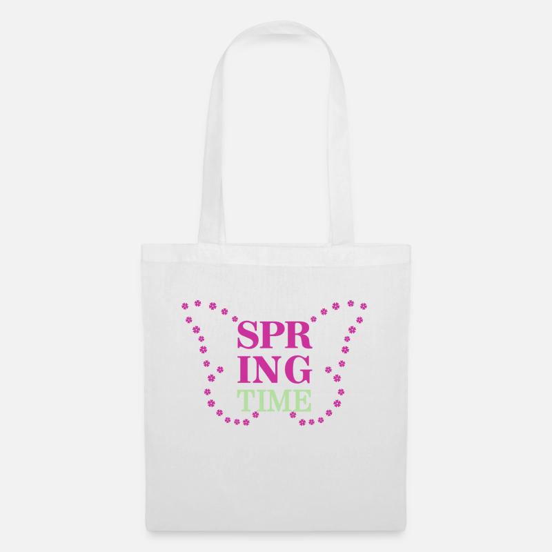 Spring Time - Spring is here! - Tote Bag - white