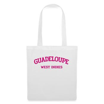 Guadeloupe - Point-à-Pitre - Caraïbes - Antilles - Sac en tissu - blanc - Devant