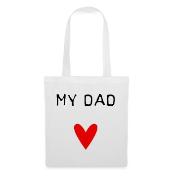 HAPPY FATHER'S DAY. DAD. FATHER'S DAY. FATHER - Tote Bag - white - Front