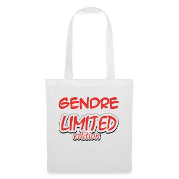 GENDRE LIMITED EDITION - Stoffbeutel - Weiß - Vorne