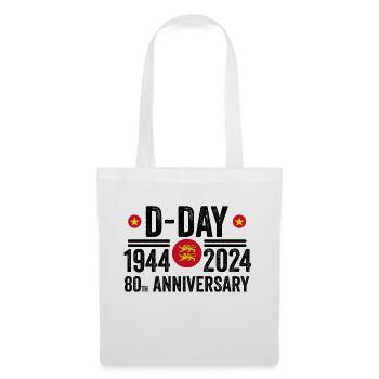Normandy D-Day 80th Anniversary 1944 2024 - Tote Bag - white - Front