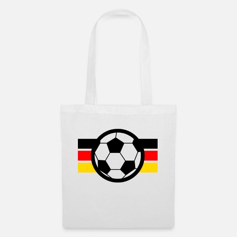 Fußball - Stoffbeutel - Weiß