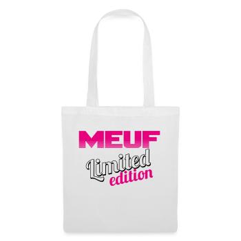 MEUF LIMITED EDITION - Sac en tissu - blanc - Devant