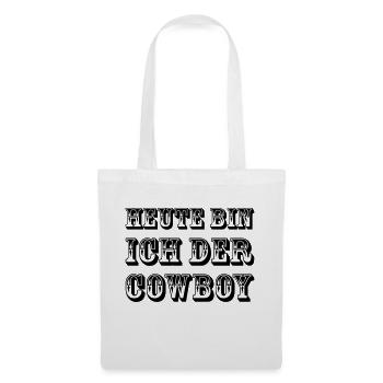 Cowboy Heute - Stoffbeutel - Weiß - Vorne