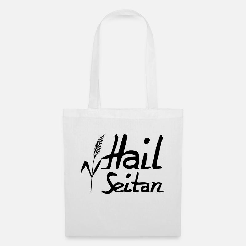 Hail Seitan - Tote Bag - white