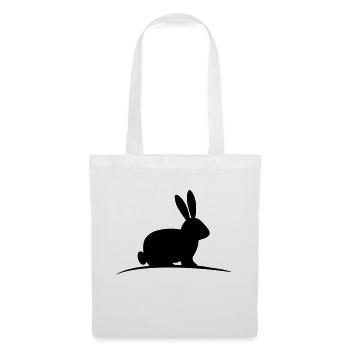 hase - Stoffbeutel - Weiß - Vorne
