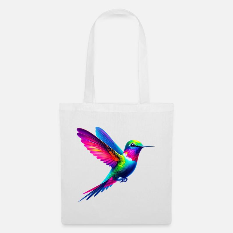 Kolibri - Stoffbeutel - Weiß